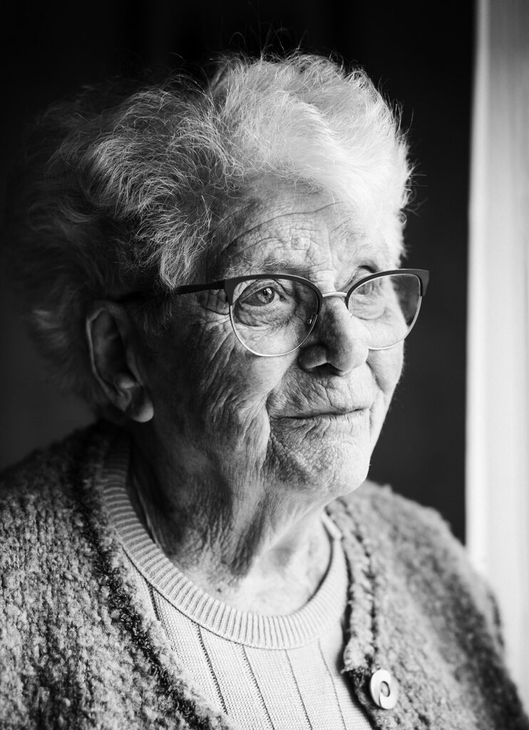 Portrait noir et blanc par la photographe du Perche Sophie K.