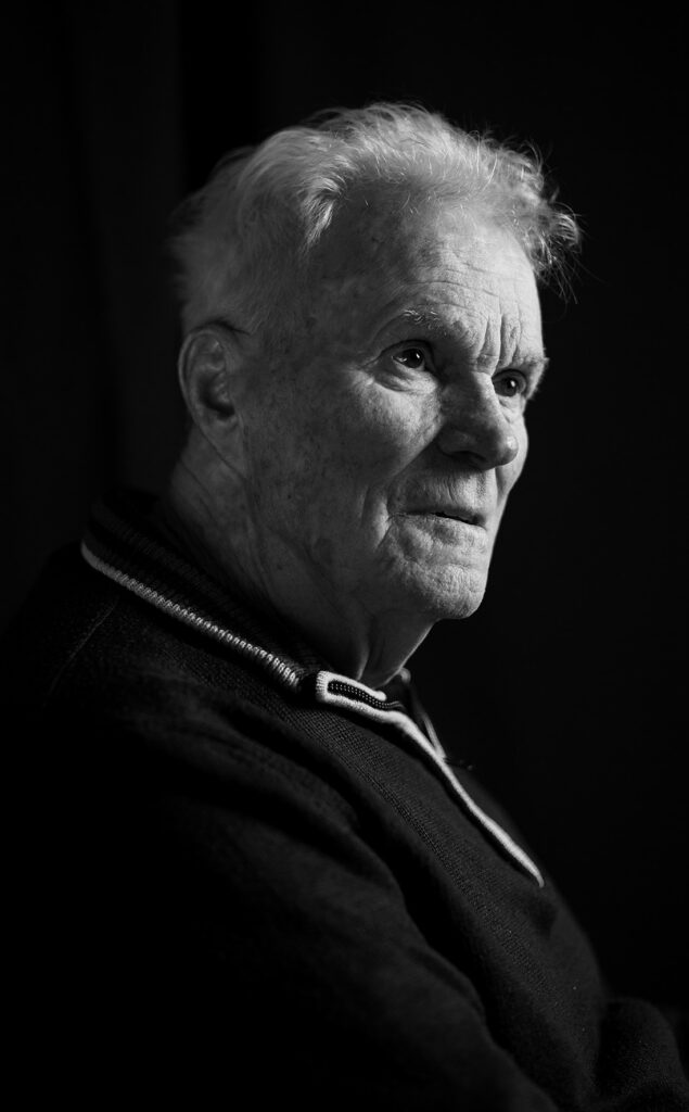 Portrait noir et blanc par la photographe du Perche Sophie K.