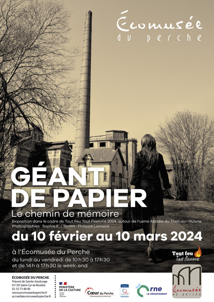 affiche expo Abadie écomusée du Perche
